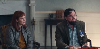 Leonardo DiCaprio & Jennifer Lawrence at netflix movie