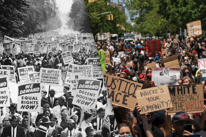 protests-civil-rights-black-lives-matter-1960-2020