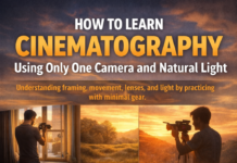 How to Learn Cinematography Using Only One Camera and Natural Light