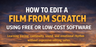How to Edit a Film From Scratch Using Free or Low-Cost Software