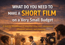 What Do You Need to Make a Short Film on a Very Small Budget
