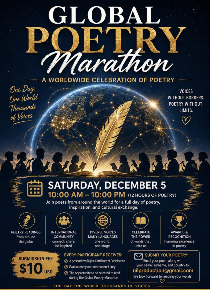 Global poetry marathon